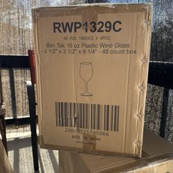 NEW Commercial Polycarbonate Wine Glasses – 48 Count – Bar/Restaurant Grade