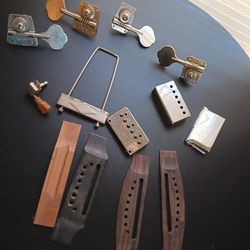 Vintage Guitar/Bass Tuners And Bridges 