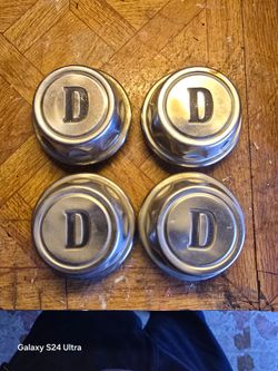 70s Datsun 4 oem Wheel Center Caps
