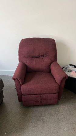 Burgandy Recliner chair