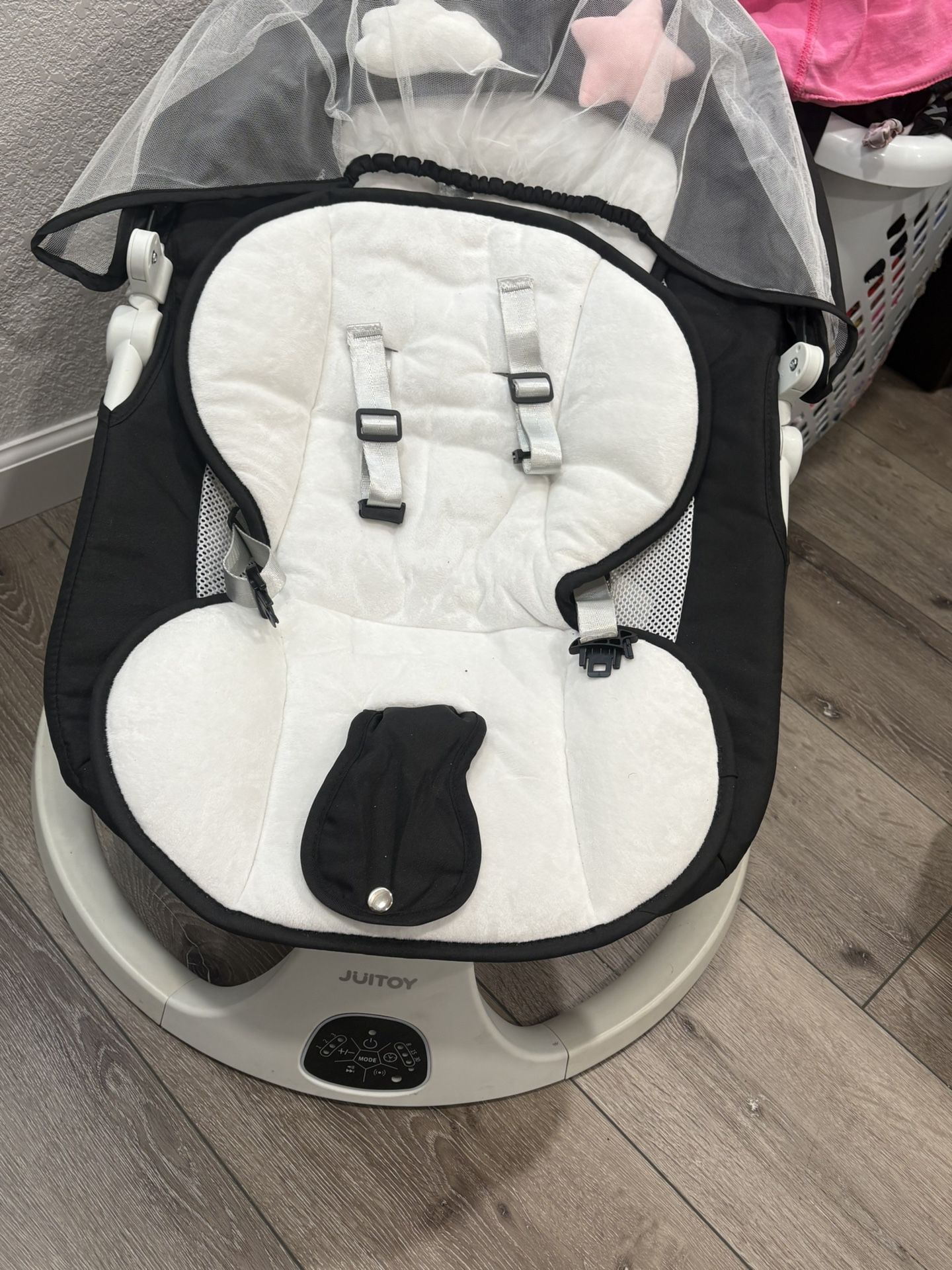 ✨ Juitoy Baby Swing – Soft, Safe & Super Soothing! ✨