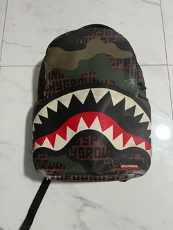 Sprayground camouflage limited edition backpack