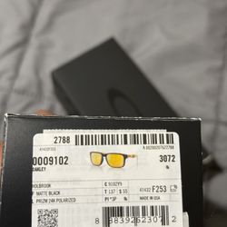 Oakley Holbrook Matte Black Prizm 24K Polarized Sunglasses (New)