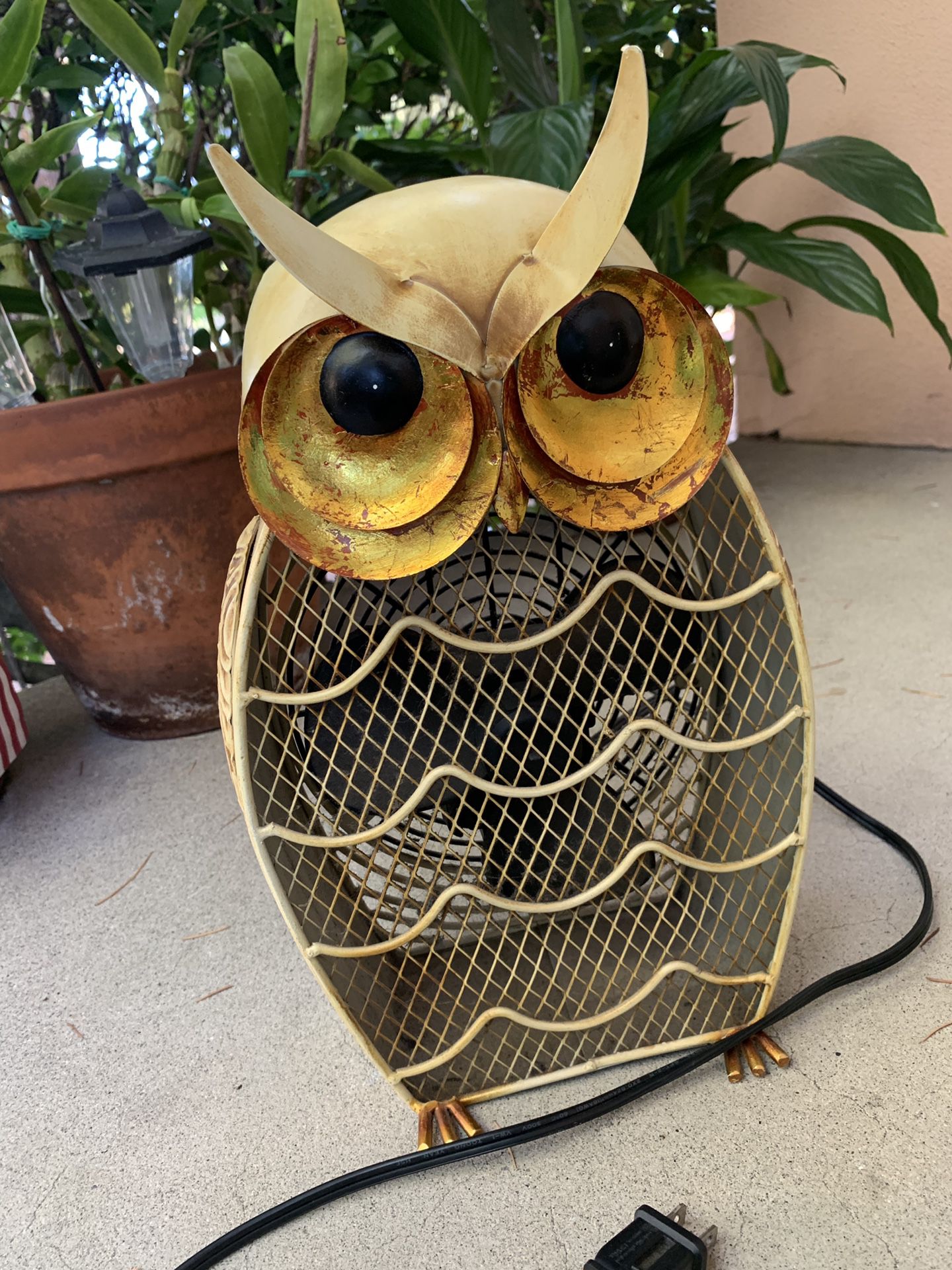 Tin Owl Fan