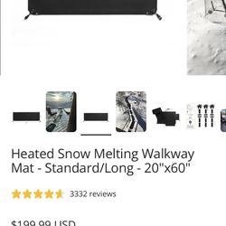 Heated Snow Mats