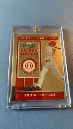 Shohei Ohtani Contenders Optic Season Ticket Baseball Card
