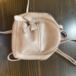 Grey Mini Backpack