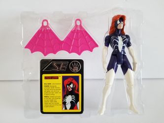 1994 Toy Biz Marvel Comics Iron Man Spider-Woman Action Figure.