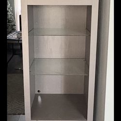 Two Same Glass Grey Shelves Both For $30 