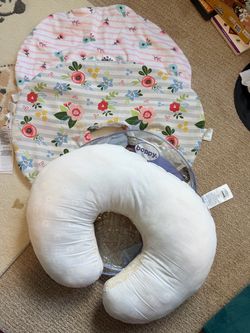 Boppy Nursing Pillow with Two Slipcovers