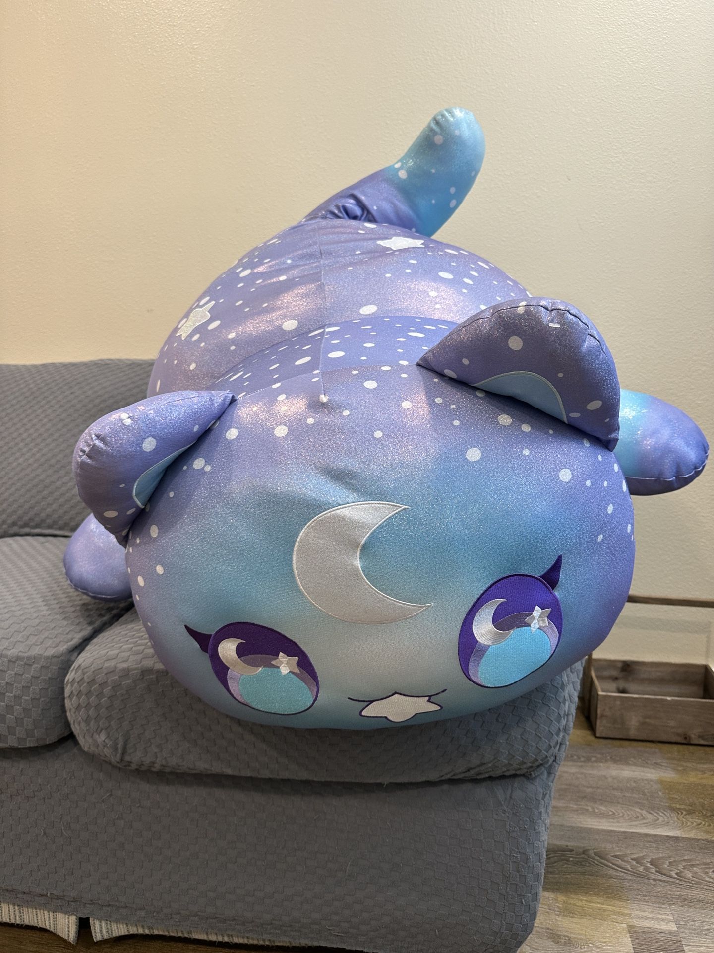 2-LARGE MEE MEOWS STUFFED ANIMALS PETS