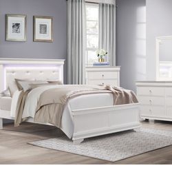 4 Pc Queen Bedroom Set No Credit Needed $10 Down 