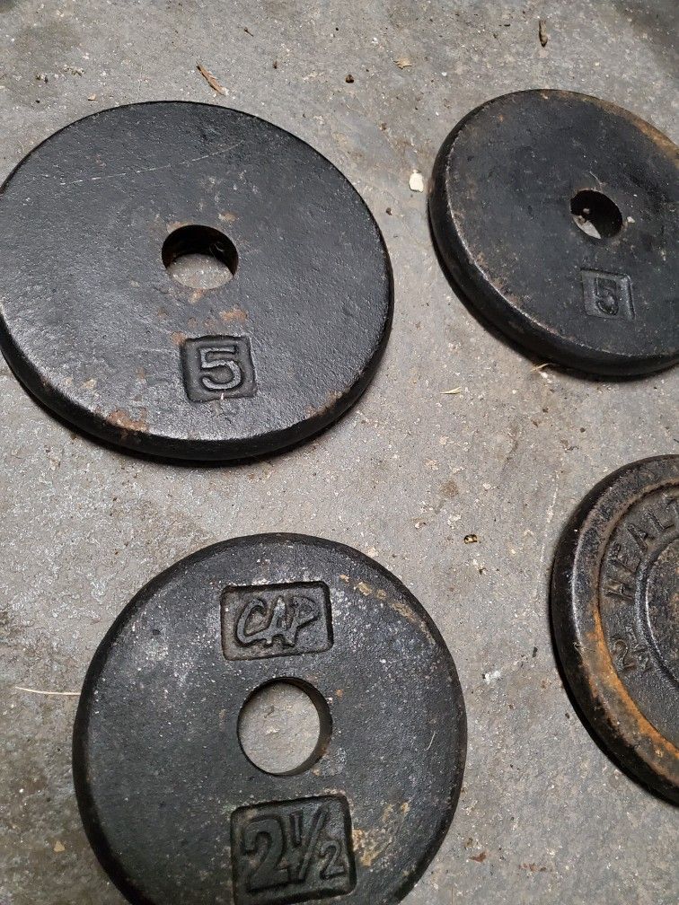 $10 for All Cast iRon weight lifting plates