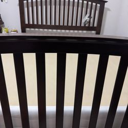 QUEEN BED frame + BOX + MATTRESS