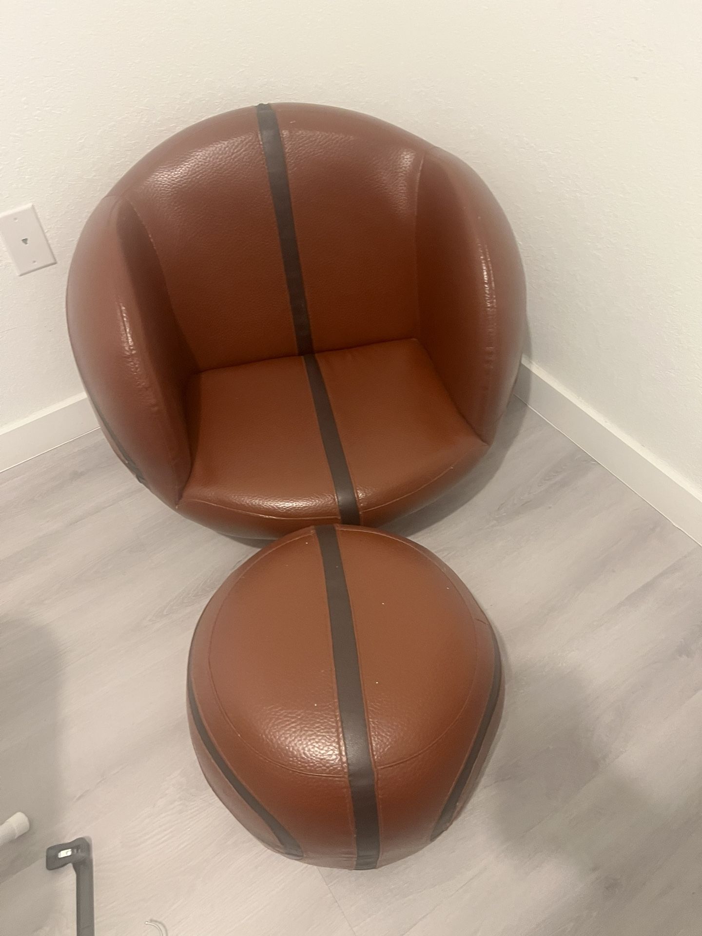 Basketball Chair And Ottoman Kids