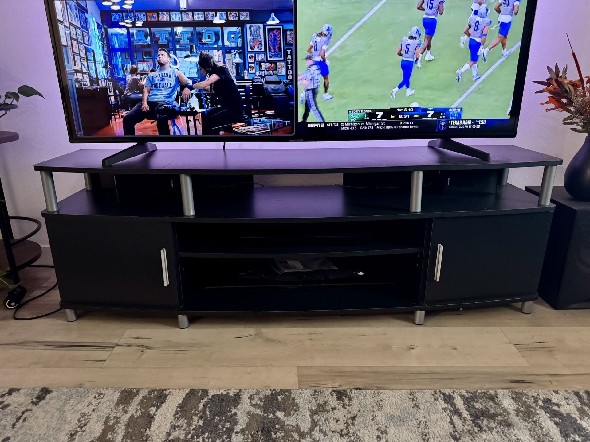 Black TV Stand