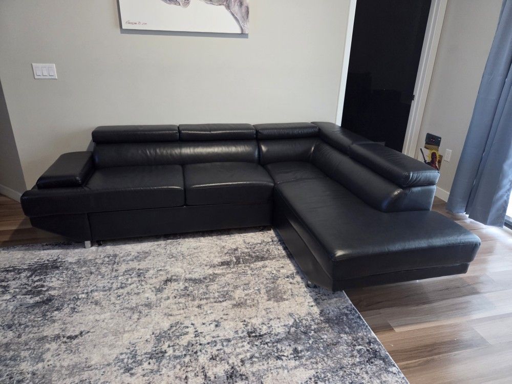 Black Sleeper Couch With Trendel