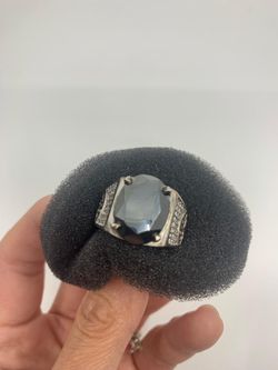 Hematite Stone (Genuine). Man ring