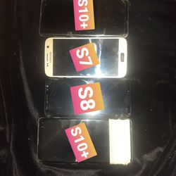 four Samsung phone s 
