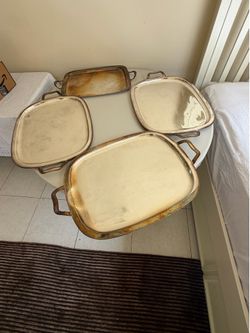 Big silver tray