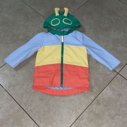 Cat & Jack Toddler Boy’s / Girl’s Caterpillar Raincoat, Size 18 Months