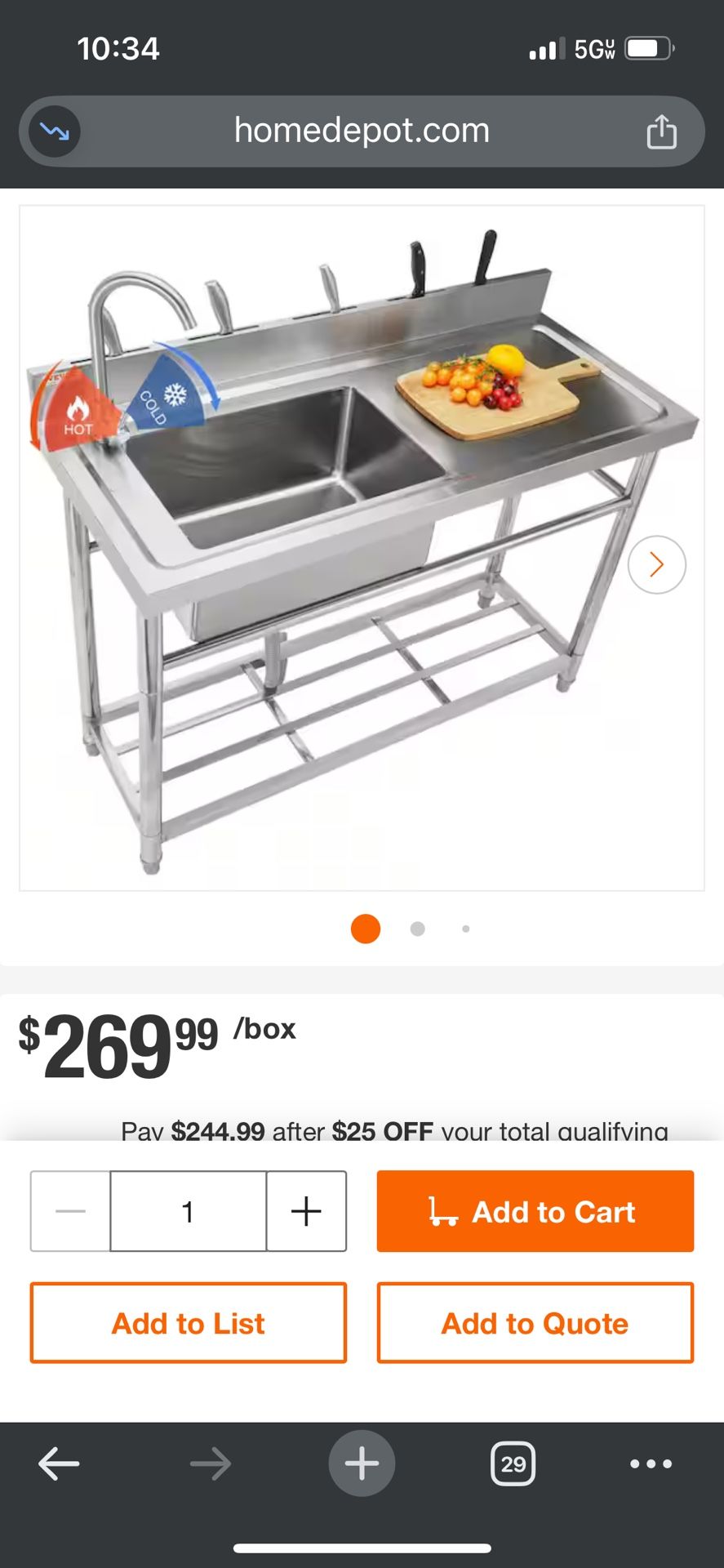 Vevor Utility Sink