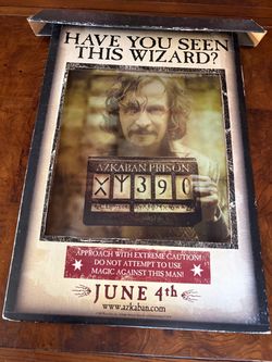 advertising poster Prisoner of Azkaban original hologram in theaters advertising poster