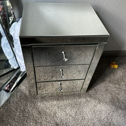Mirrored Nightstands 