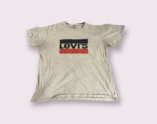 Levi's Logo Grapic Tee Heather Grey Short Sleeve XL