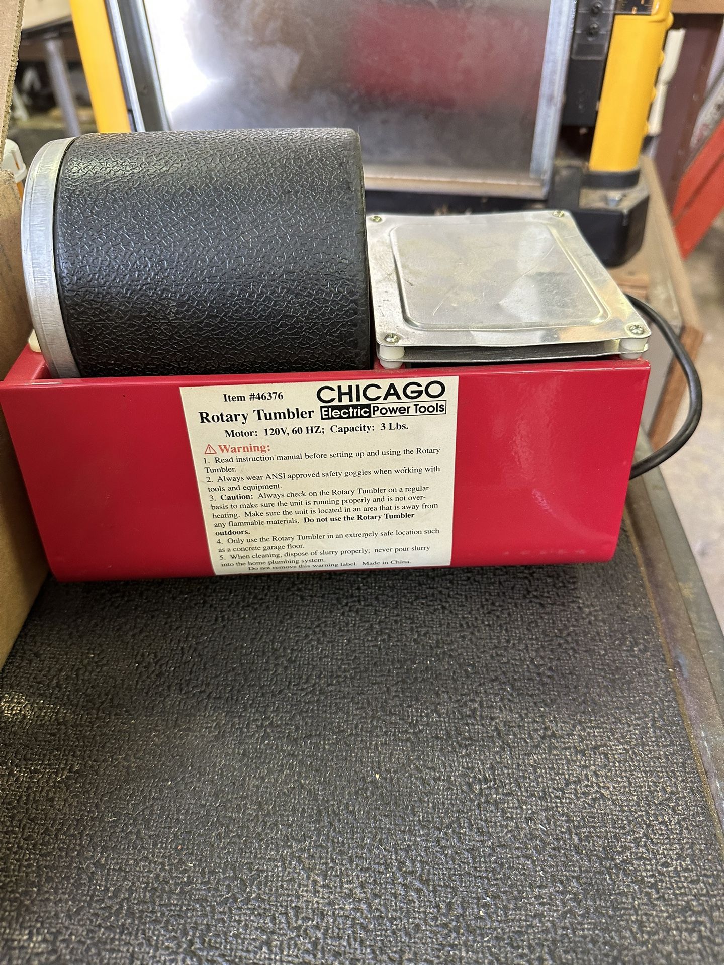 Chicago Electric Rotary Rock Tumbler