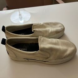 White Slip On Sperry’s