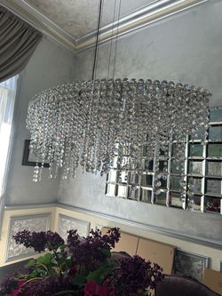 Shambach crystal chandelier