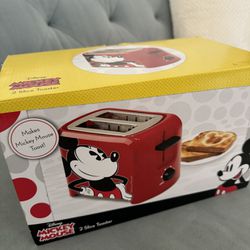 Mickey Mouse Toaster 2 Slices New!