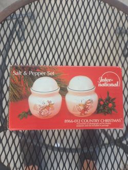 International Country Christmas Salt & Pepper Set