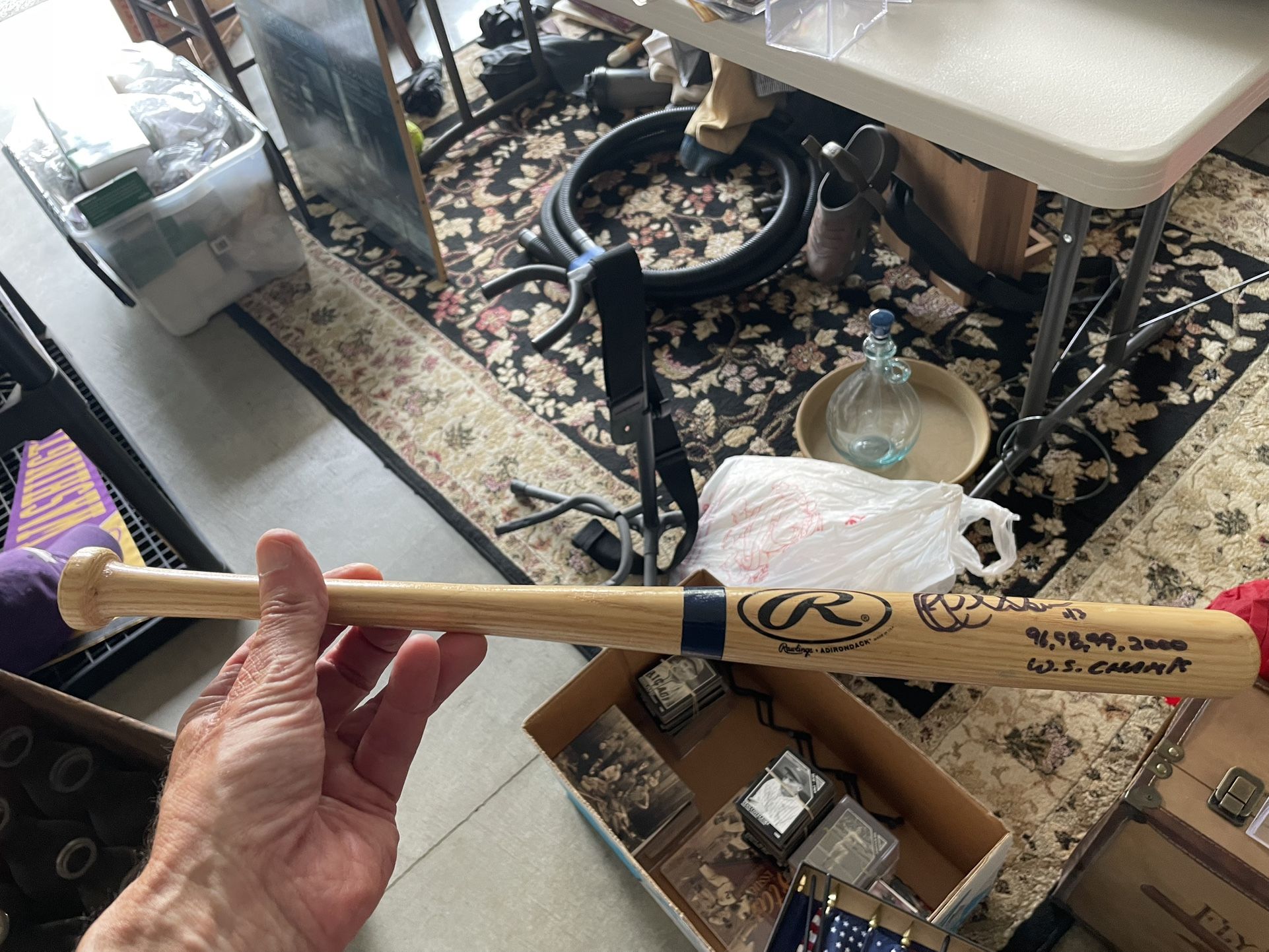 Signed Baseball Bat
