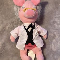 Disney Piglet Teacher Disney Store Bean Bag Toy Walt Company Mad Scientist Plush