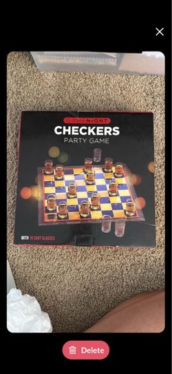 Checkers Party Game