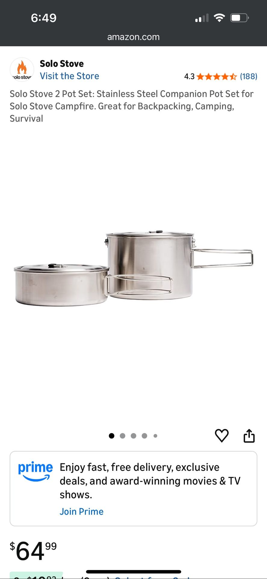 Solo Stove 2 Pot Set