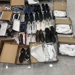Lot off more than 24 mixed brand shoes all New old stock