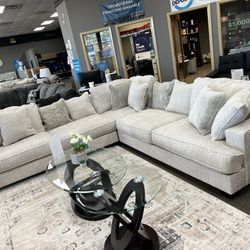 Raw cliff Oversized Sectional By Ashley. 
