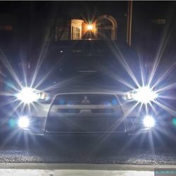 9007/HB5 LED Headlight Bulbs 10000 Lumens Super Bright 60W 6000K White High Beam/Low Beam LED Headlights Conversion Kit with Fan, Pack of 2 