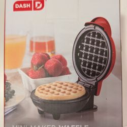 DASH Mini Waffle Maker - 4” Cooking Surface, Nonstick (NEW)
