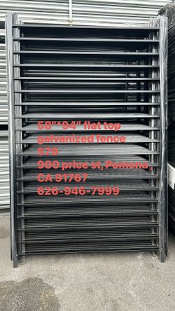 58”*94” flat top fence