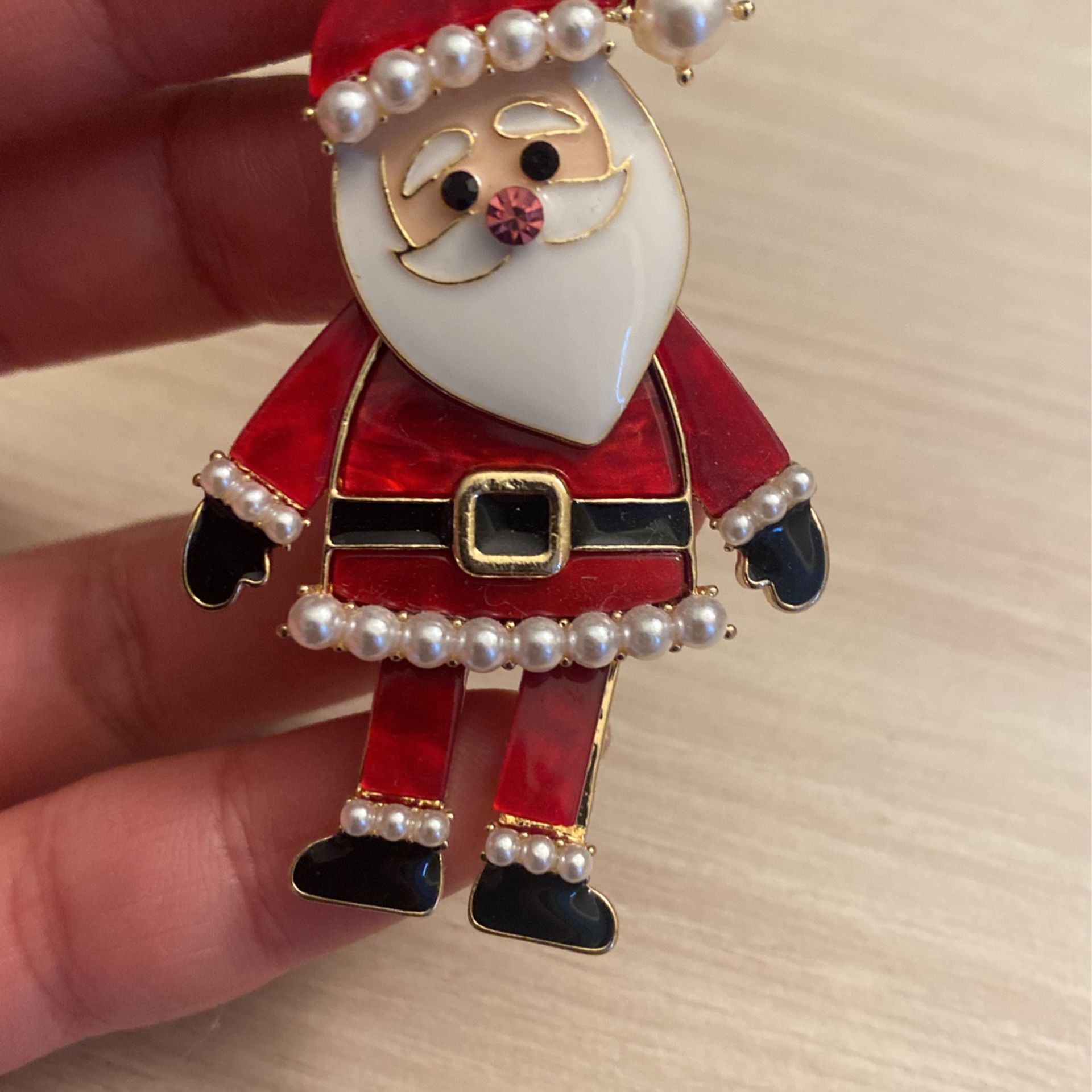 Mr And Mrs Clause Christmas Earrings