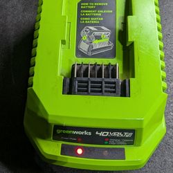 Green Works 40 V Charger.