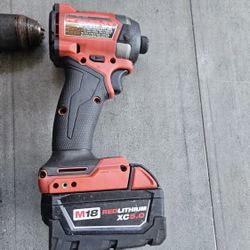 Milwaukee 3697-22 M18 FUEL Drill & Impact Driver Combo W/ 2 Batteries No Charger