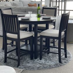 Round Counter Height Table 