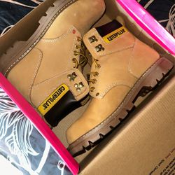 Cat Steel Toe Boots 8 1/2