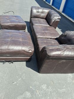 Leather couch