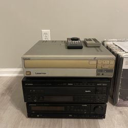 Laserdisc library and players 